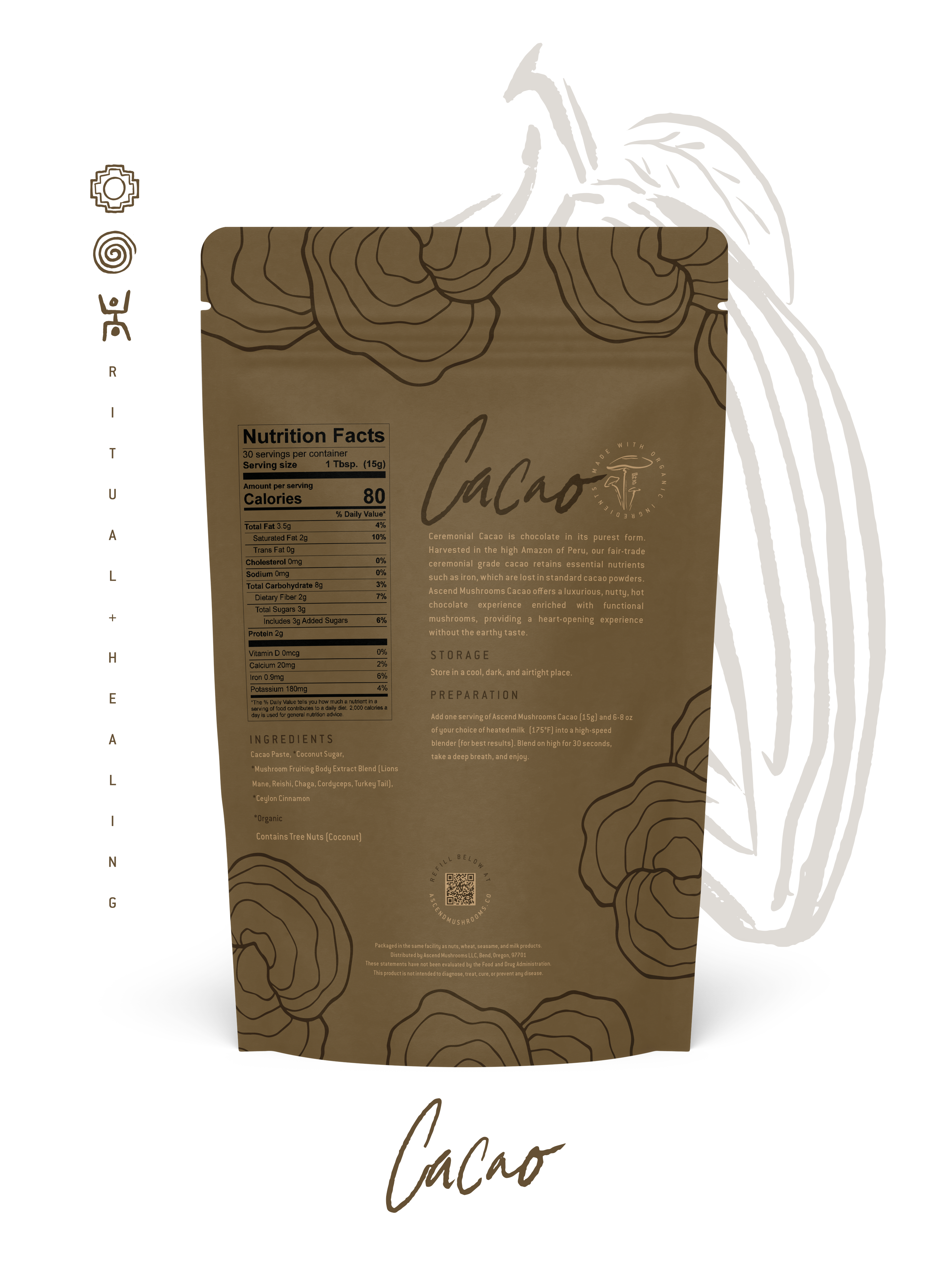 Mushroom-Infused Ceremonial Cacao