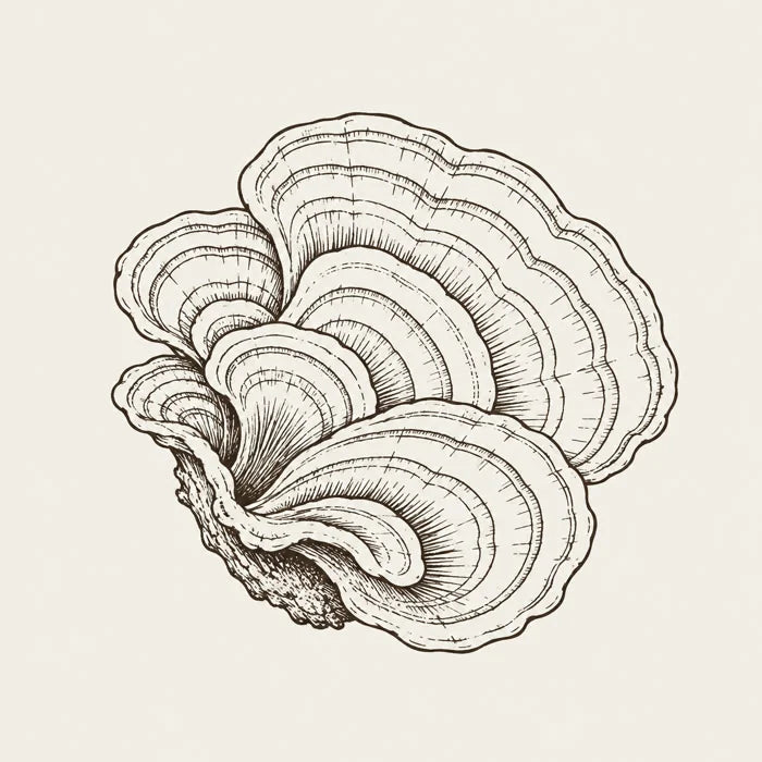 Turkey Tail illustration