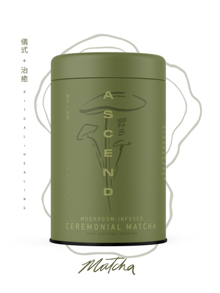 Ascend Matcha reusable tin