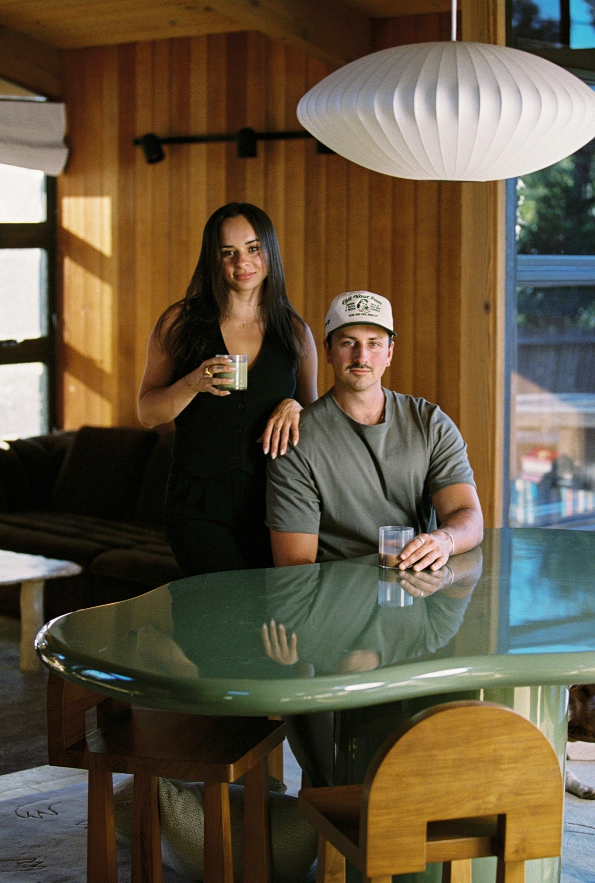 Ascend founders Jack and Tay sharing Matcha and Cacao