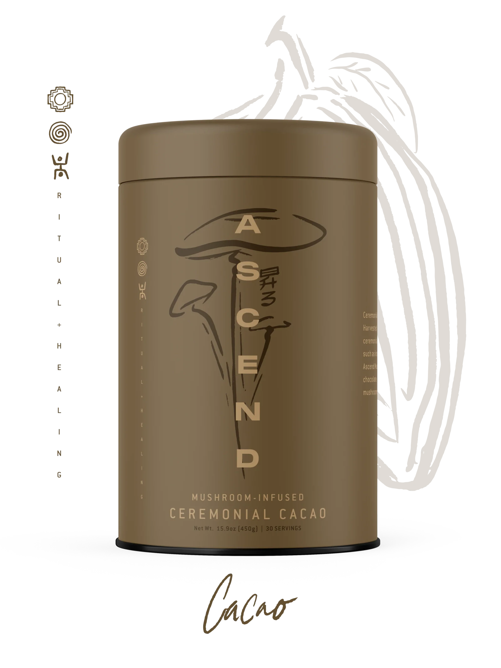 Ascend Cacao reusable tin